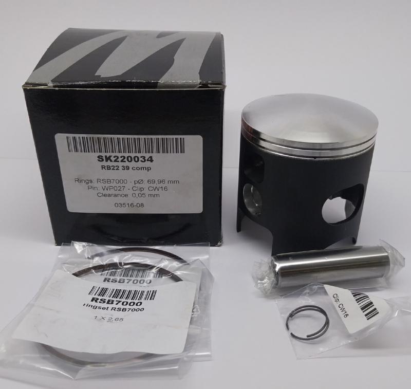 Rb22 / Ts1 Wossner Piston Kit
Forged Piston 1mm Rings
39 Compression Height (69.96)