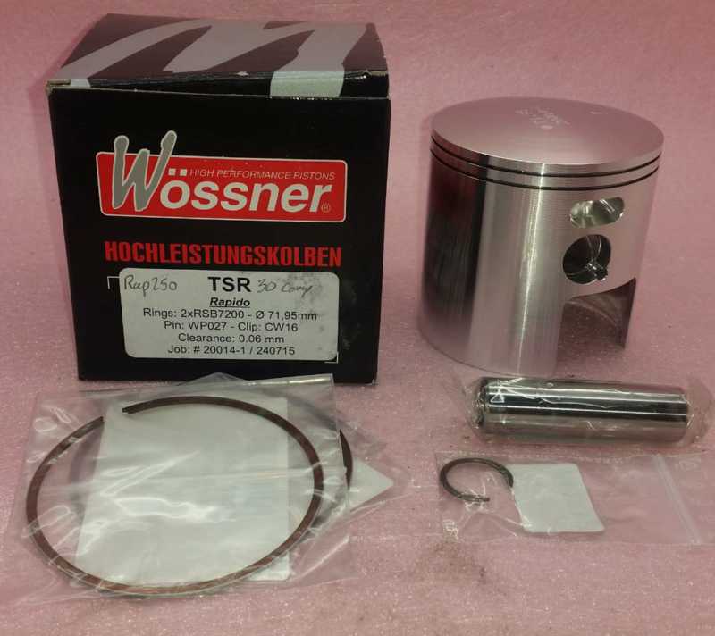 Special 72.25mm Wossner Piston
30mm Comp Height For 116mm Rod
1mm Rings Forged Piston 20014