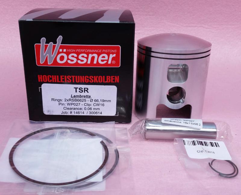 66.25mm Wossner Piston Kit
1mm Rings Forged Piston
14614