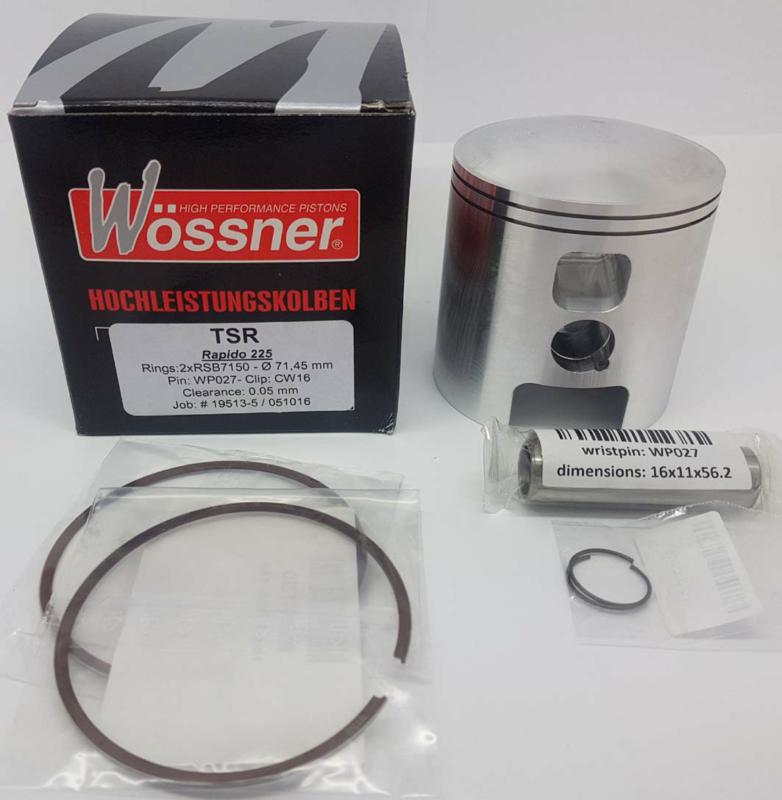 71.5mm Wossner Piston Kit
1mm Rings Forged Piston
19513