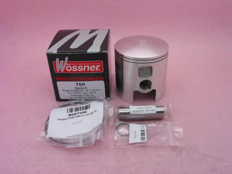 72mm Wossner Piston Kit
1mm Rings, Forged Piston
14814