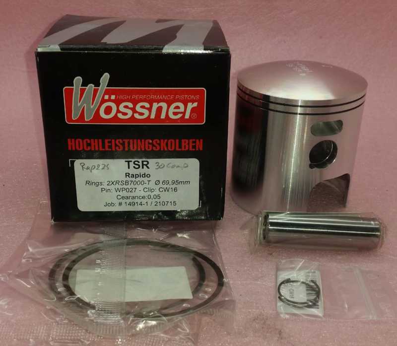 Special 71mm Wossner Piston
30mm Comp Height For 116mm Rod
1mm Rings Forged Piston 14914