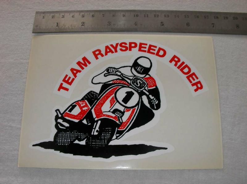 Sticker Team Rayspeed Large
(h-115mm W-155mm)