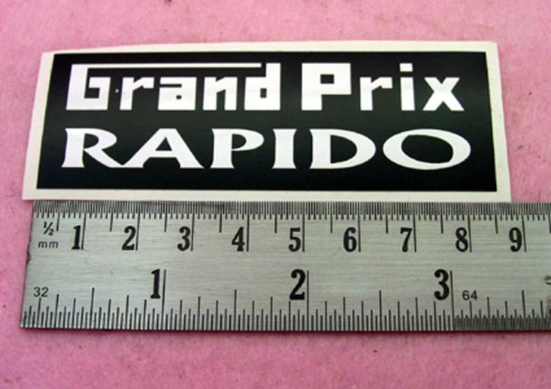 Grand Prix Rapido Sticker