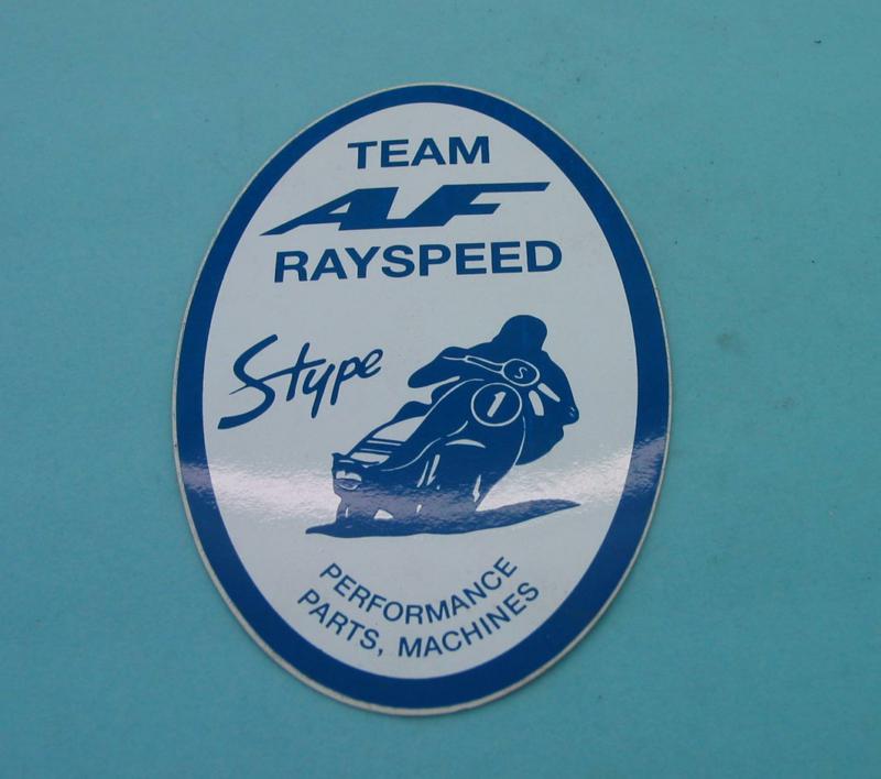 Team Rayspeed Oval Sticker
Blue On White