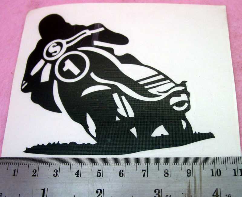Rider Graphic Black Leaning
Left (as You Look At It)