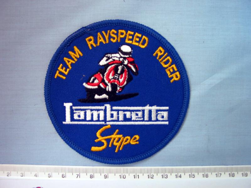 Team Rayspeed Rider Patch
Blue