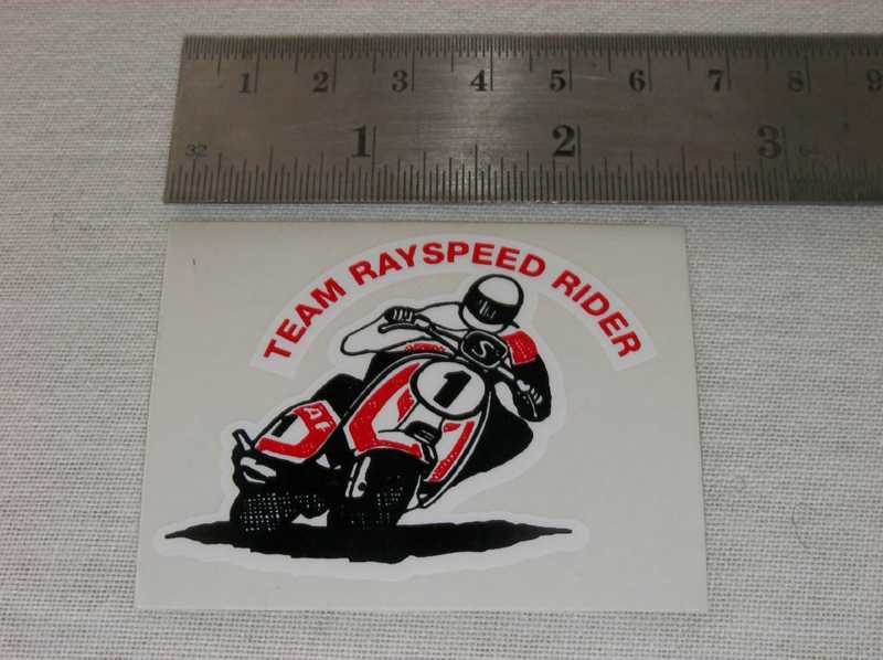 Sticker Team Rayspeed Small
(h-45mm W-55mm)