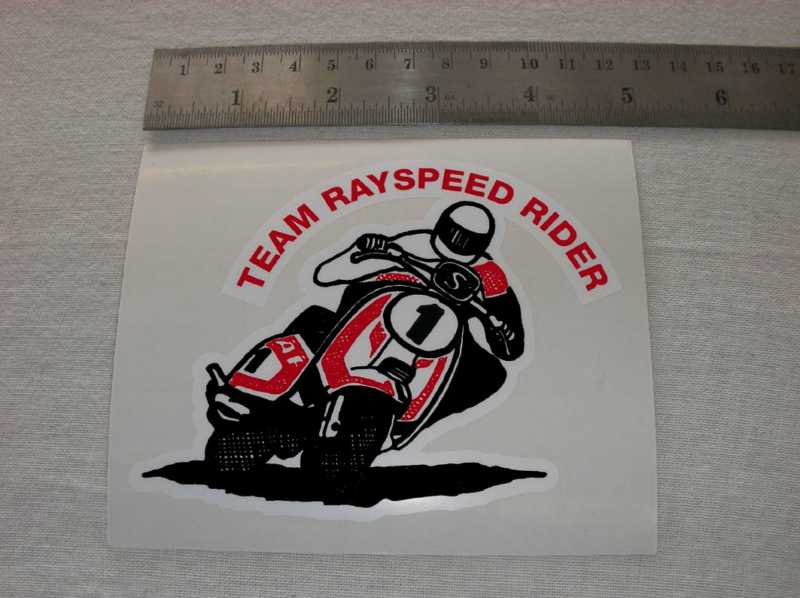Sticker Team Rayspeed Medium
(h-90mm W-115mm)