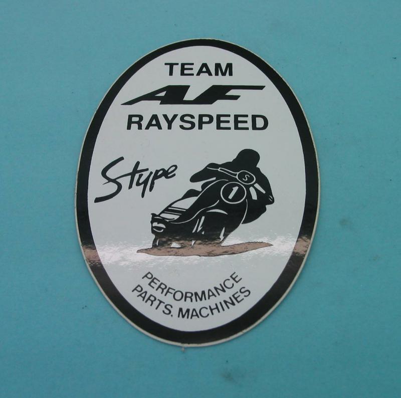 Team Rayspeed Oval Sticker
Black On White
