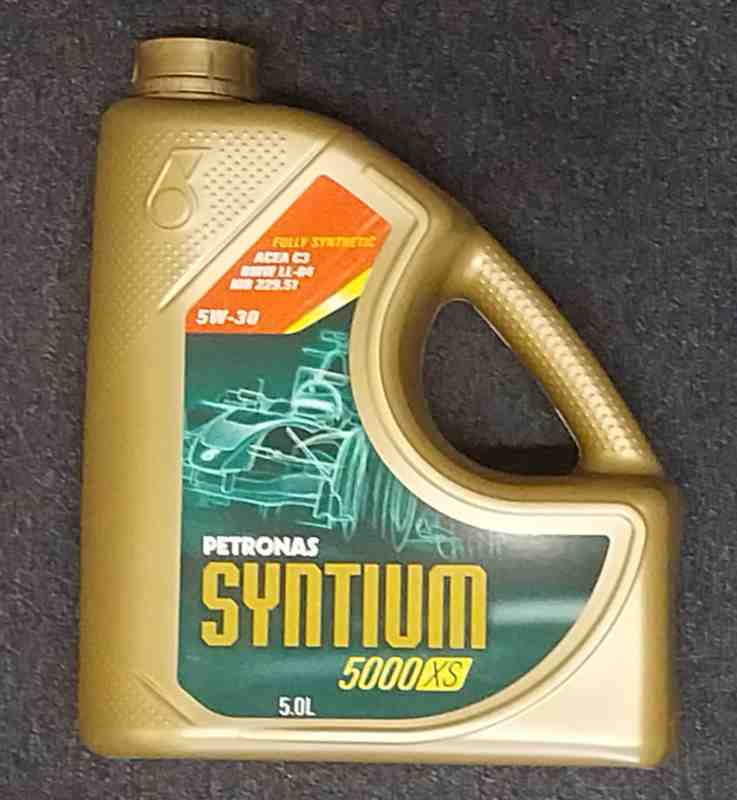4t Oil Petronas Syntium 5000xs
5litres 5w-30